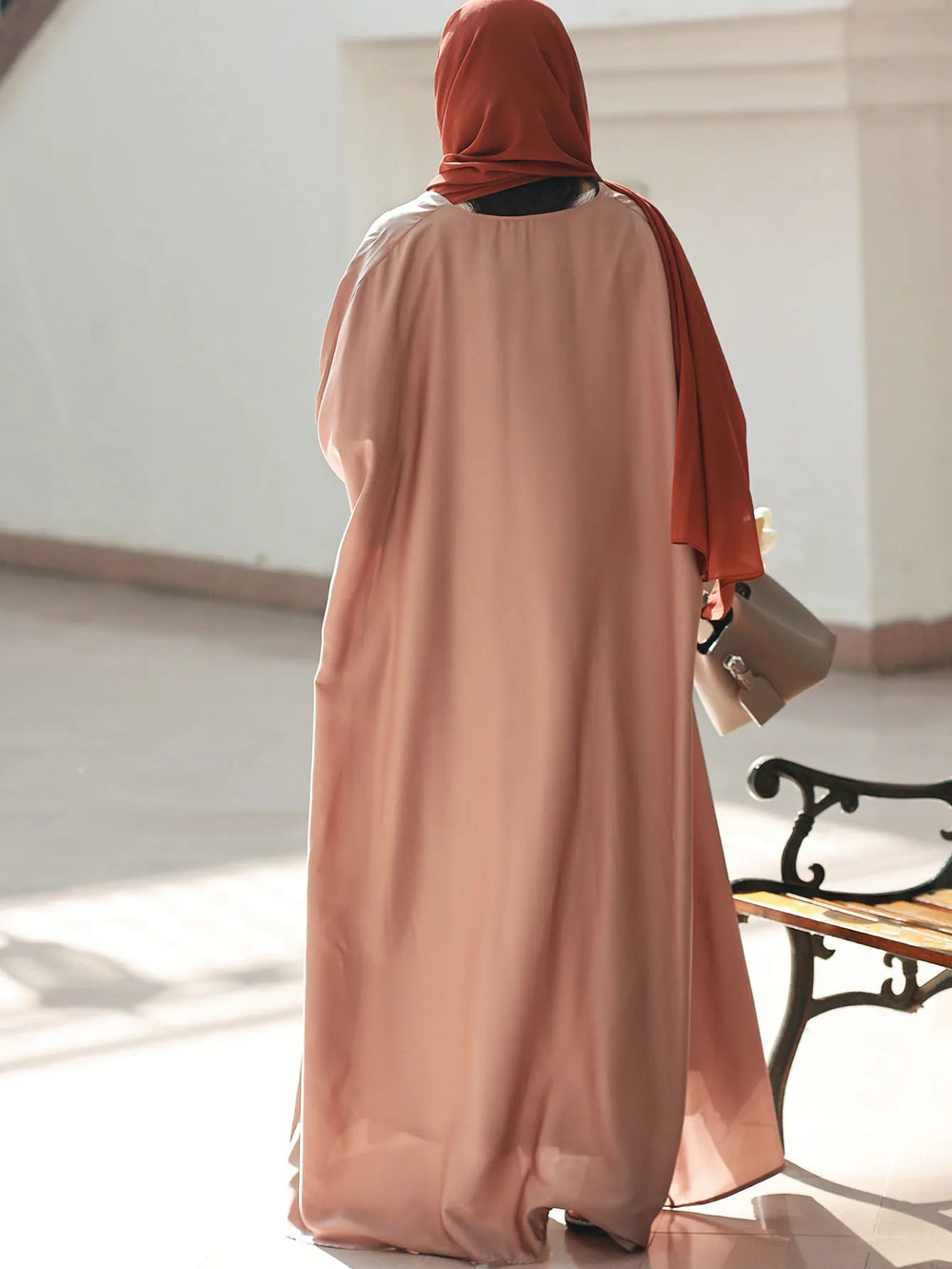 Open Front Abaya Muslim kaftans full Sleeve Slit Ramadan Ethnic Maxi Length Dress Women abayas Islamic clothing Women Jilbabs